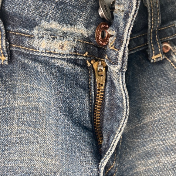 Miss Me Denim Blue Jeans Women’s 27 Rhinestone Bootcut Camouflage Distressed - Picture 5 of 16